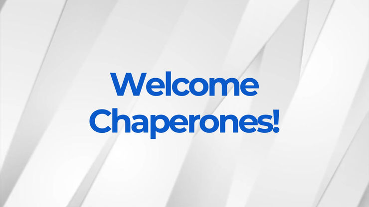 Welcome Chaperones